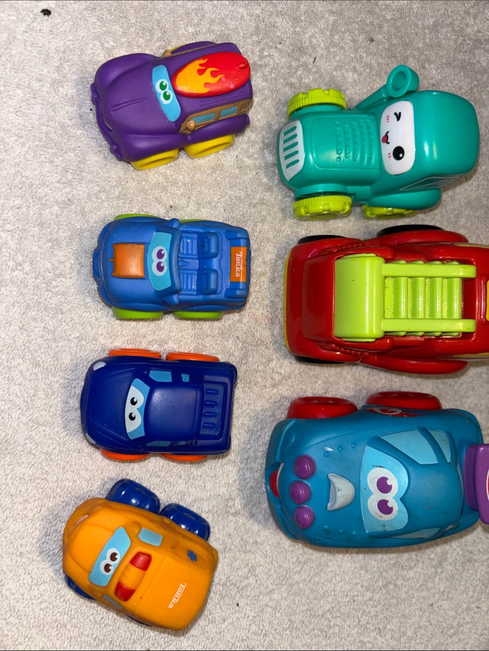 Playskool, Tonka & Hasbro Colorful Mini Vehicle Pack of 7